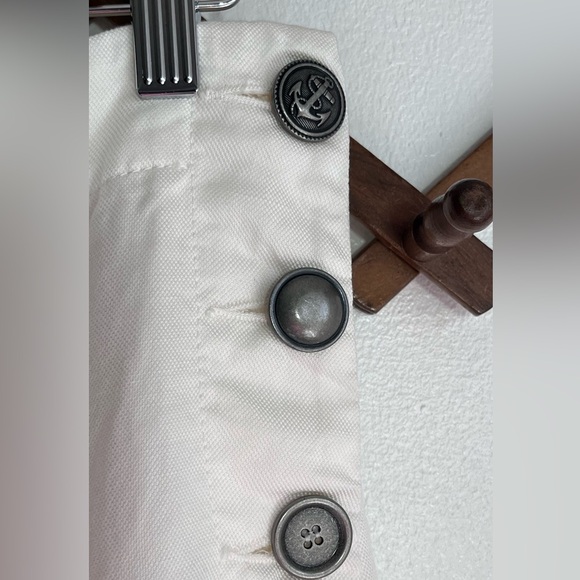 Max&Co white linen blend sailor pants trouser US size 4/Eu8 NWT - Picture 7 of 10